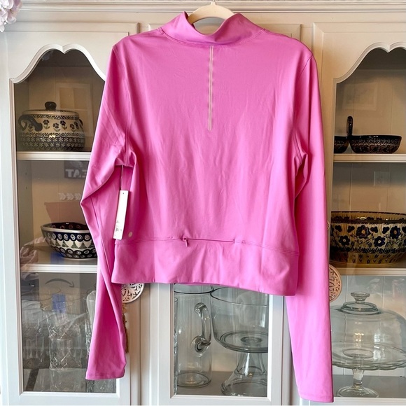 NWT YOGALICIOUS Lux Crosstrain Everyday Half Zip Jacket Color First Bloom Sz XL‌ - Picture 4 of 8